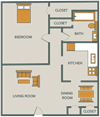 SANDPIPER COVE | 1 BEDROOM 1 BATH | MR